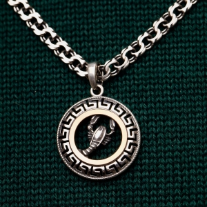 Серебряный подвес "Рак"