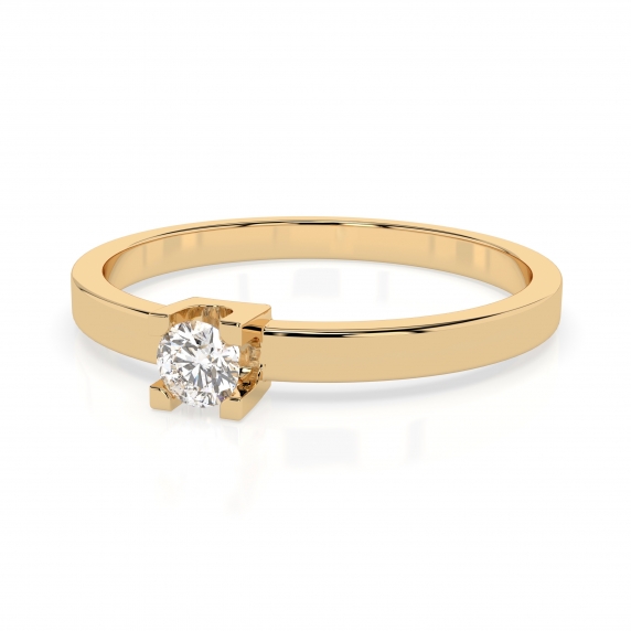 Gold Ring «Tenderness» - 3