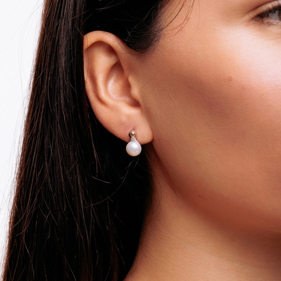 Срібні сережки «Ніжний блиск» - 2