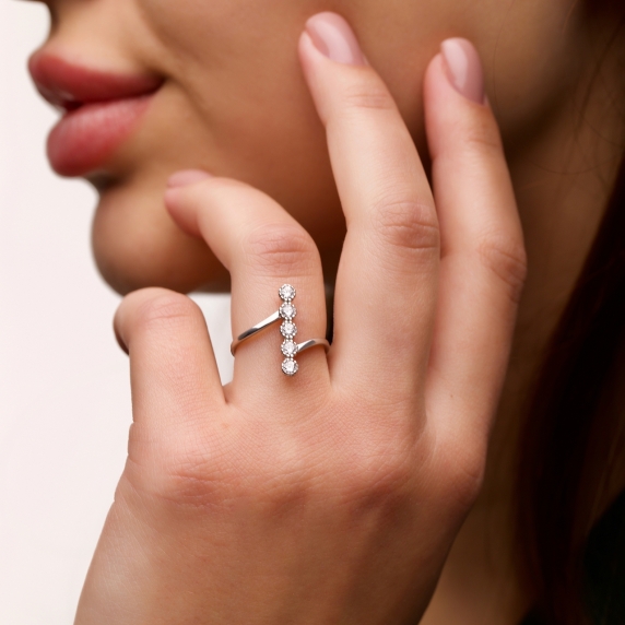 Silver ring &amp;quot;Saphira&amp;quot; - 3