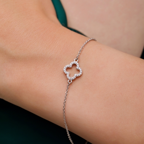 Silver bracelet &amp;quot;Cloveria&amp;quot; - 2