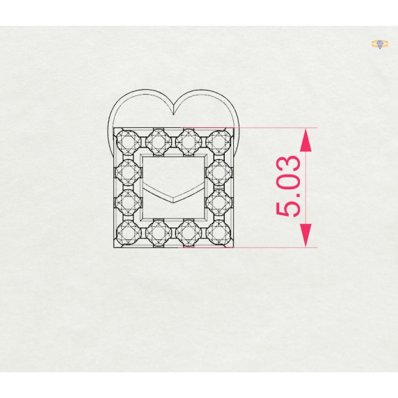 Золотые серьги «Элегия» - 5