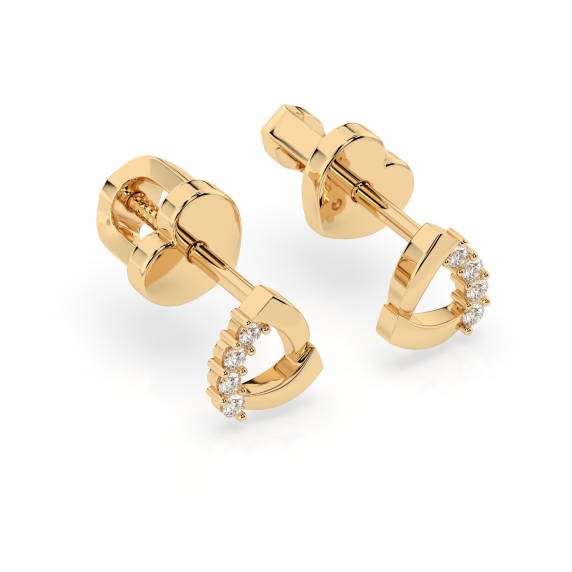 Золотые серьги «Магия» - 3