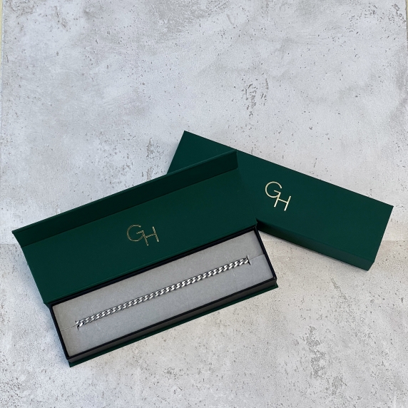 Срібна цепочка &amp;quot;Панцир&amp;quot; - 9