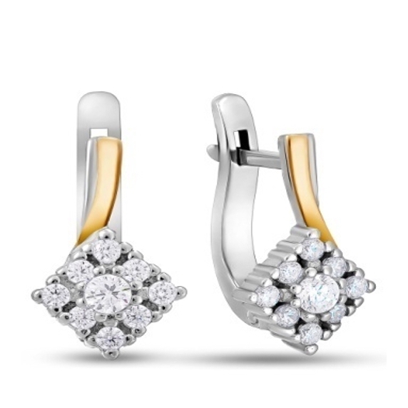 Silver earrings &amp;quot;Romance&amp;quot; - 6