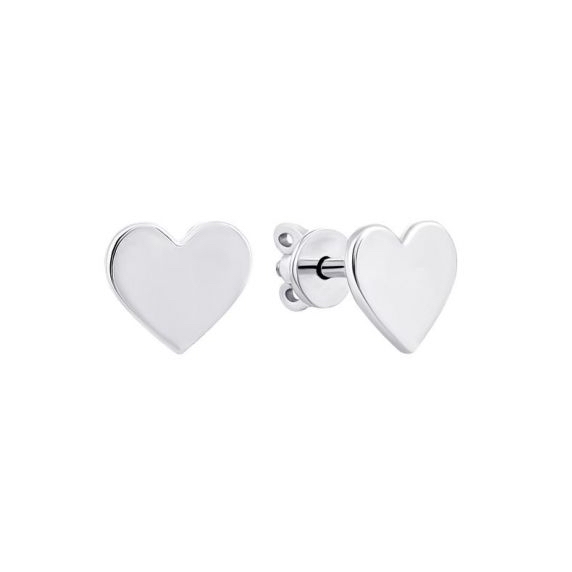 Silver earrings &amp;quot;Heart&amp;quot; - 4