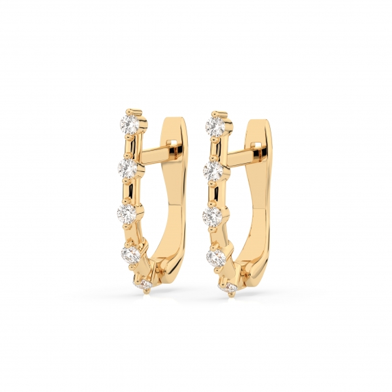 Золотые серьги «Эйфория» - 1