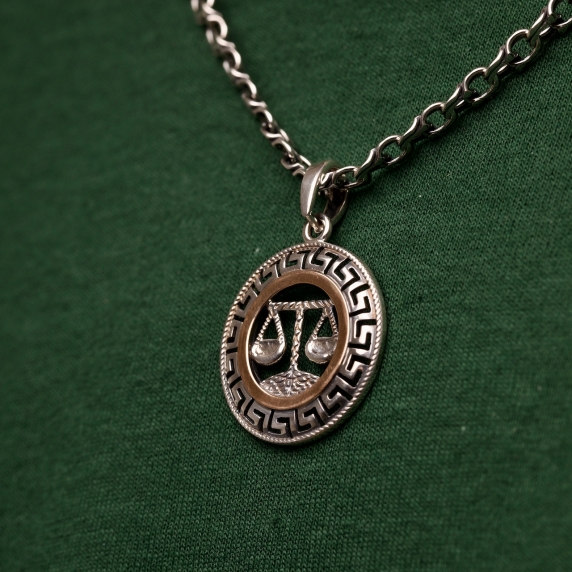 Серебряный подвес &amp;quot;Весы&amp;quot; - 2