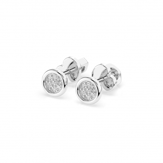 Gold earrings &amp;quot;Moon&amp;quot; - 1