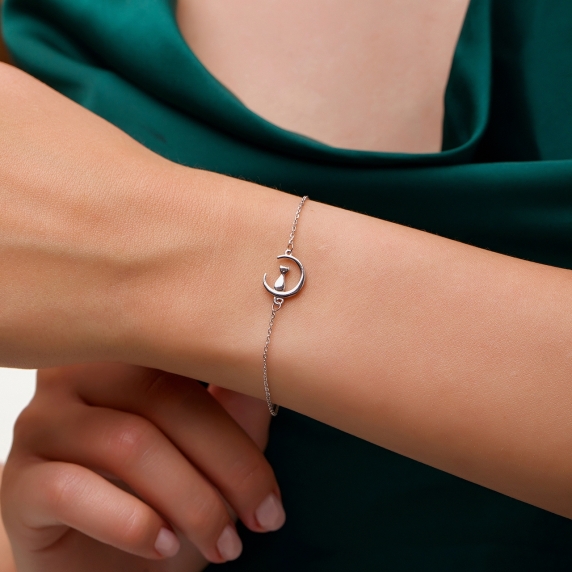 Silver bracelet &amp;quot;Moon&amp;quot; - 4