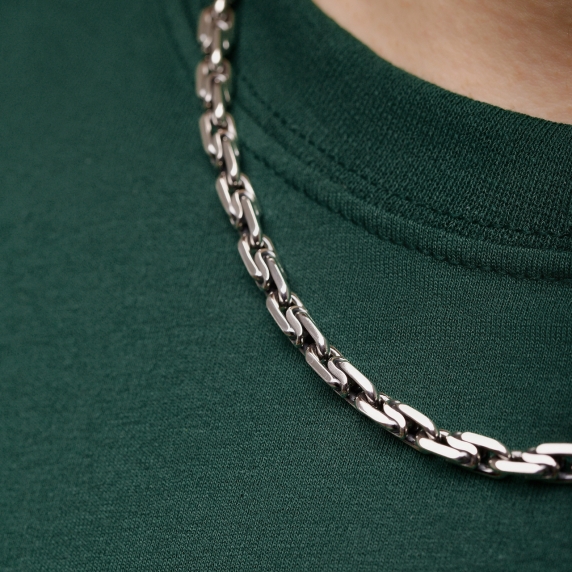 Серебряная цепочка &amp;quot;Двойной якорь&amp;quot; - 3