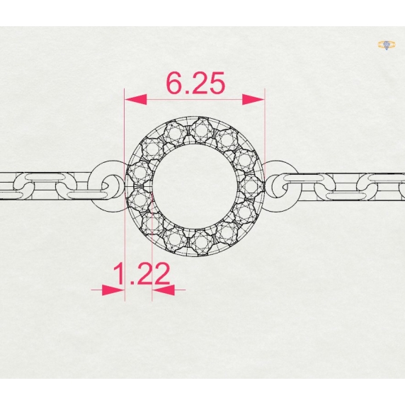 Gold bracelet &amp;quot;Inspiration&amp;quot; - 4