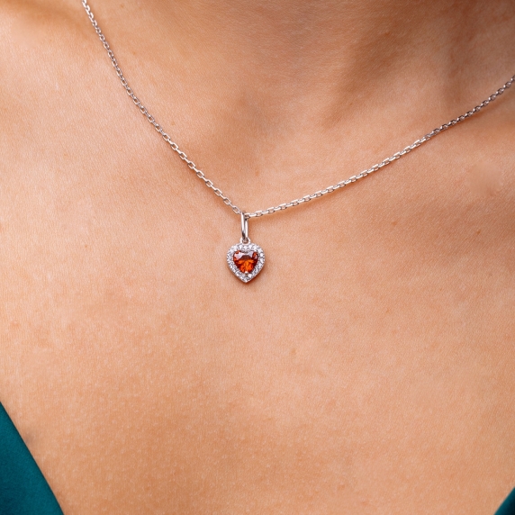 Серебряный подвес &amp;quot;Сердце&amp;quot; - 1