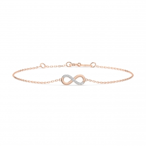 Gold bracelet "Infinity"