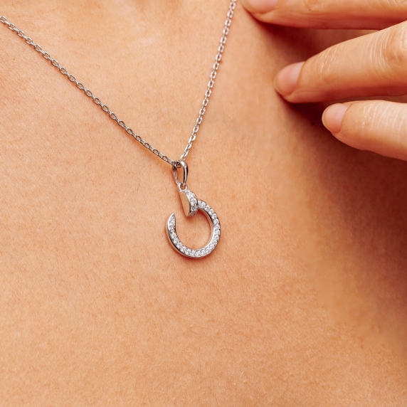 Silver pendant &amp;quot;Nail&amp;quot; - 2