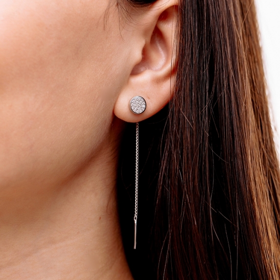 Stříbrné náušnice &amp;quot;Lotos&amp;quot; - 1