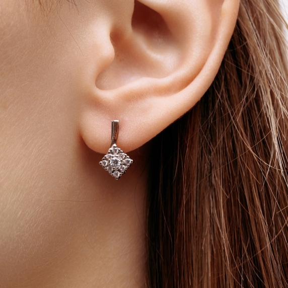 Silver earrings &amp;quot;Romance&amp;quot; - 3