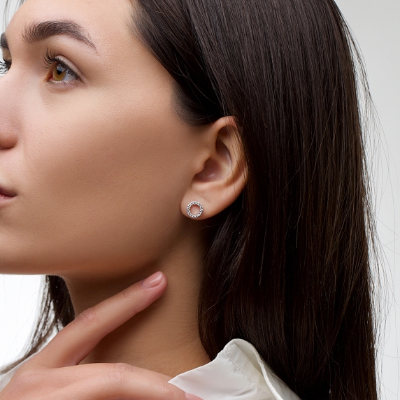 Срібні сережки &amp;quot;Місяць&amp;quot; - 3