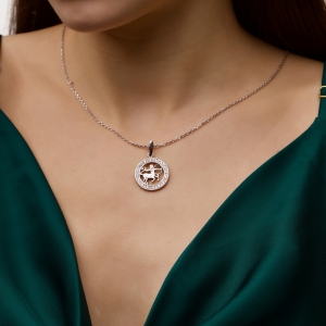 Серебряный подвес "Стрелец"