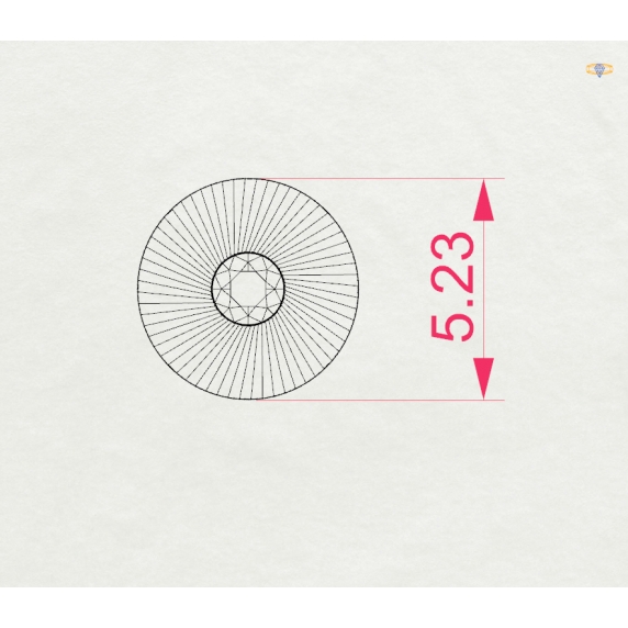 Zlaté náušnice «Fleur» - 5