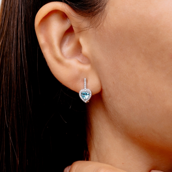 Stříbrné náušnice &amp;quot;Srdce&amp;quot; - 1