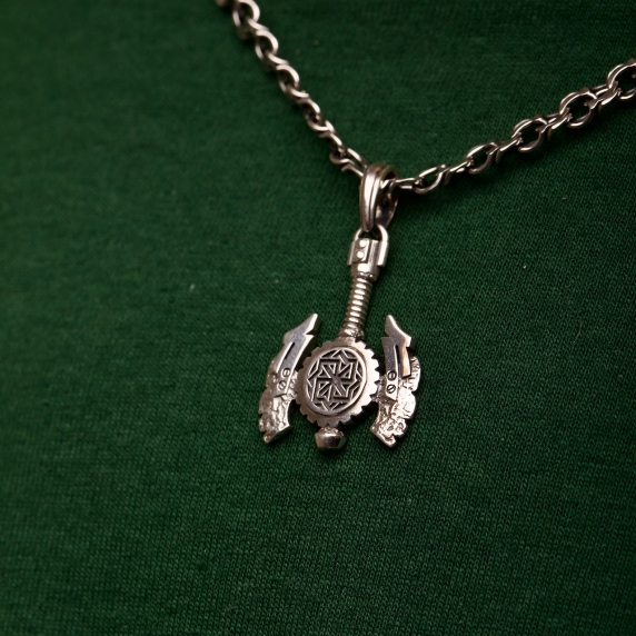 Серебряный подвес &amp;quot;Топор&amp;quot; - 3