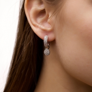 Серебряные серьги "Верона"