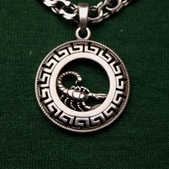 Серебряный подвес &amp;quot;Скорпион&amp;quot; - 2