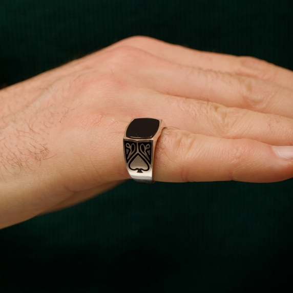 Silver ring "Spade" - 3 Silver ring "Spade" - 3