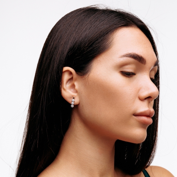 Silver earrings &amp;quot;Delight&amp;quot; - 3