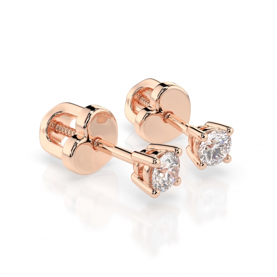 Gold Earrings «Luminessa» - 3