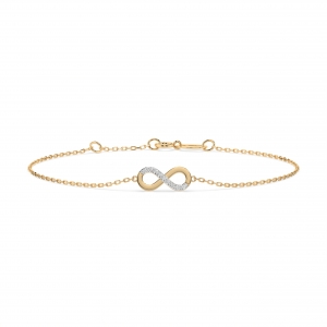 Gold bracelet "Infinity"