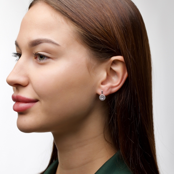 Silver earrings &amp;quot;Radiance&amp;quot; - 3