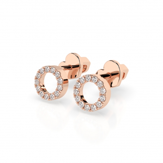 Zlaté náušnice «Lesk» - 2