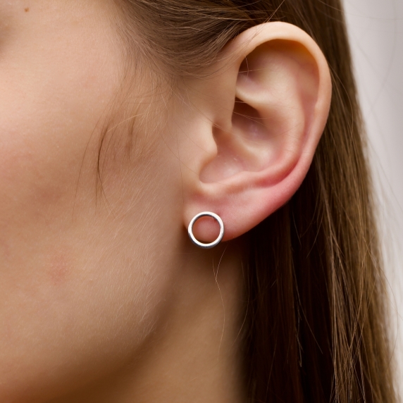 Silver earrings &amp;quot;Secret&amp;quot; - 1