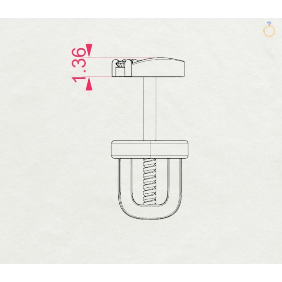 Золоті сережки «Магія» - 5