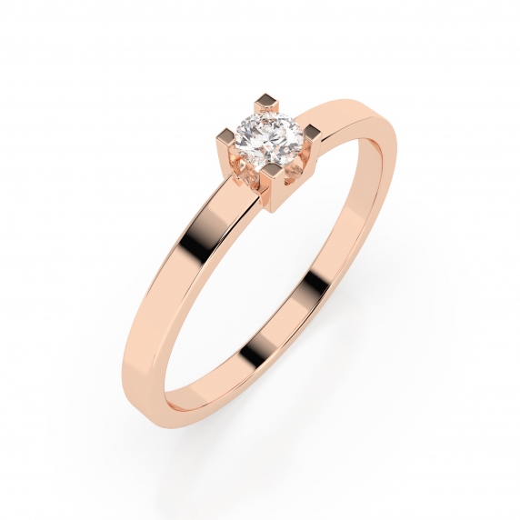 Gold Ring «Tenderness» - 1