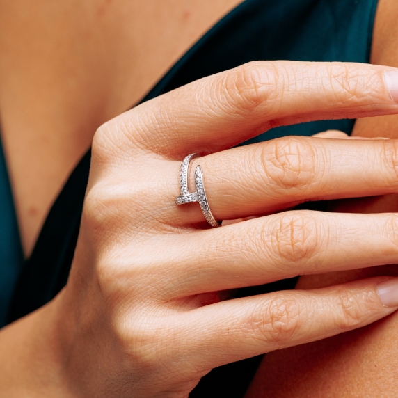 Серебряное кольцо &amp;quot;Гвоздь&amp;quot; - 2