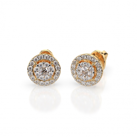 Zlaté náušnice «Harmonie» - 1