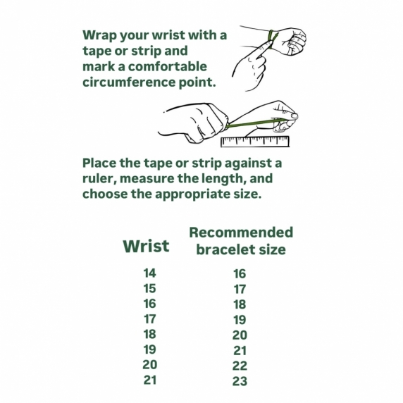 Срібний браслет &amp;quot;Бісмарк плоский&amp;quot; - 4