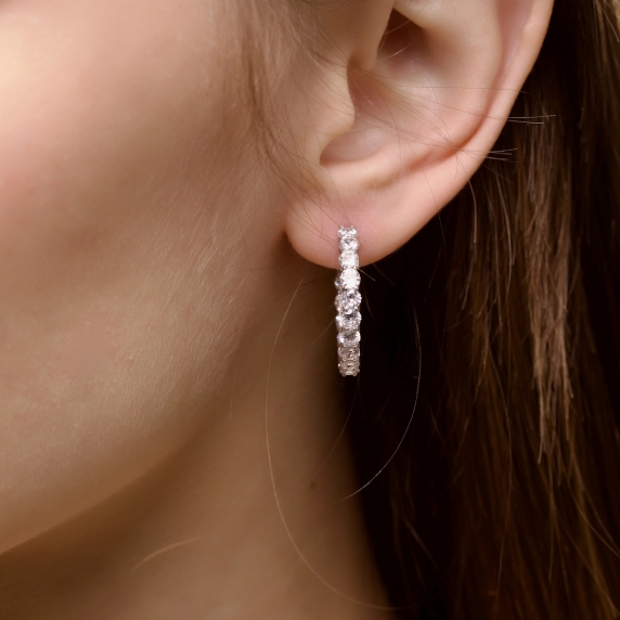 Серебряные серьги &amp;quot;Элиза&amp;quot; - 2