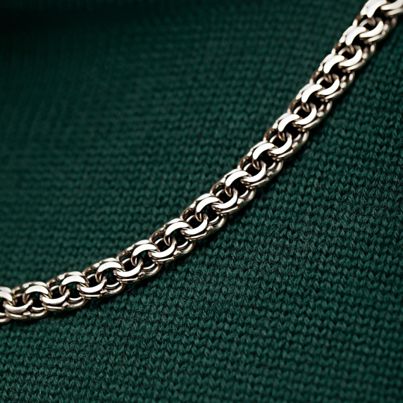 Silver chain &amp;quot;Flat Bismarck&amp;quot; - 2