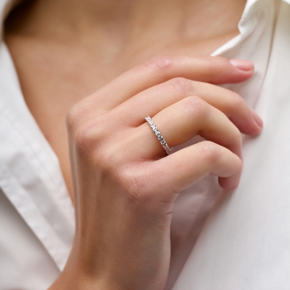 Серебряное кольцо &amp;quot;Сияние&amp;quot; - 1