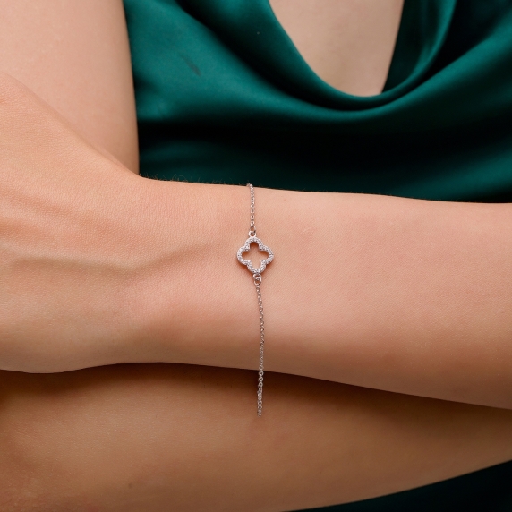 Silver bracelet &amp;quot;Cloveria&amp;quot; - 3