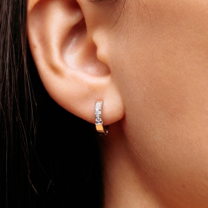 Серебряные серьги "Виола"