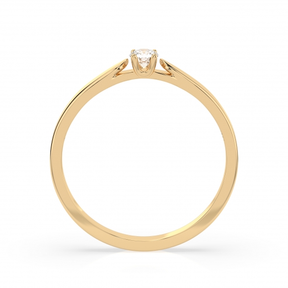 Gold Ring «Essence» - 2