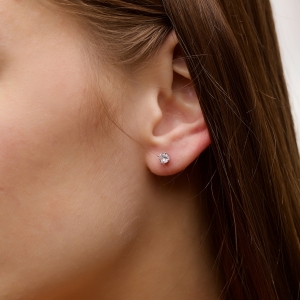 Срібні сережки "Амалiя"