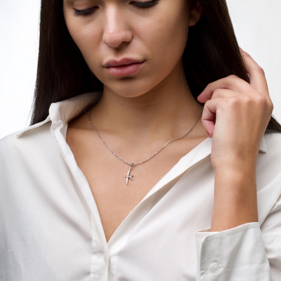 Silver pendant &amp;quot;Swallow&amp;quot; - 4