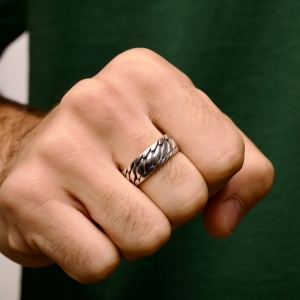 Срібний перстень "Фенікс"