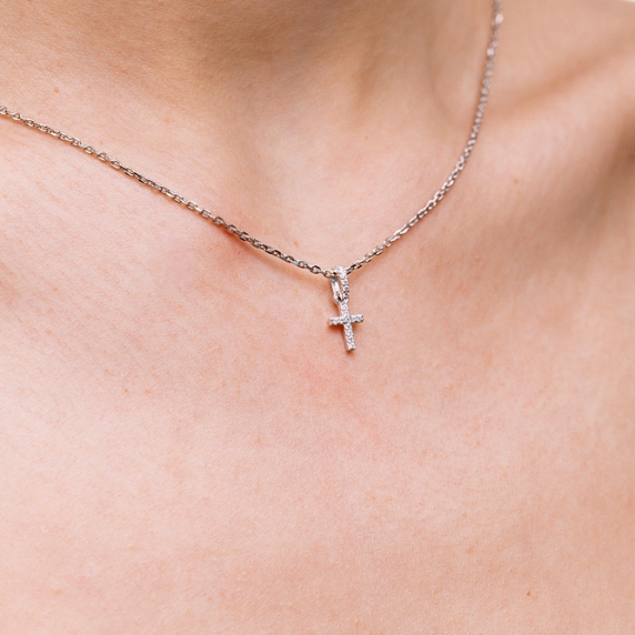 Серебряный подвес &amp;quot;Крест&amp;quot; - 3